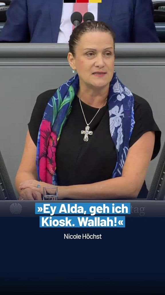 Nicole Höchst zum intellektuellen Niedergang Deutschlands! #wallah 