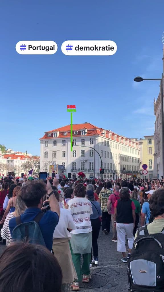 Hello world. Look at how Portugal celebrates freedom and democracy! 