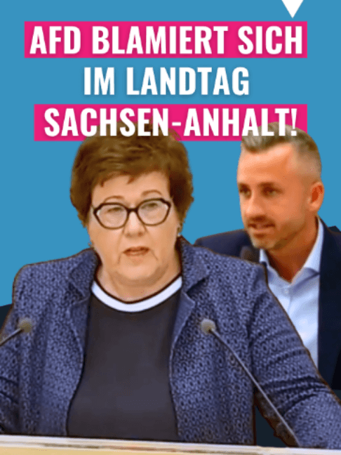 Ministerin für Arbeit, Soziales, Gesundheit und Gleichstellung Petra Grimm-Benne, muss AfD Mann Siegmund erklären, wie die Gesundheitsversorgung in Deutschland geregelt ist.  Die von ihm angesprochene Geburtsklinik in Gardelegen, wurde nicht geschlossen, sondern vorübergehend aus der regionalen Versorgung abgemeldet, da die Qualitätsanforderungen auf Grund von Fachkräftemangel nicht mehr gewährleistet werden konnten. Ein normaler Vorgang in so einer Situation. Eine Situation, im Übrigen, die durch die Migrationspolitik der AfD noch wesentlich häufiger eintreten würde. Quelle: https://www.landtag.sachsen-anhalt.de/51-sitzungsperiode#/?accordion=0&accordionPlenar=1&accordionVideo=3 Wenn ihr unsere komplett durch Crowdfunding finanzierte Arbeit unterstützen möchtet, könnt ihr das hier tun: https://www.volksverpetzer.de/unterstuetzen/