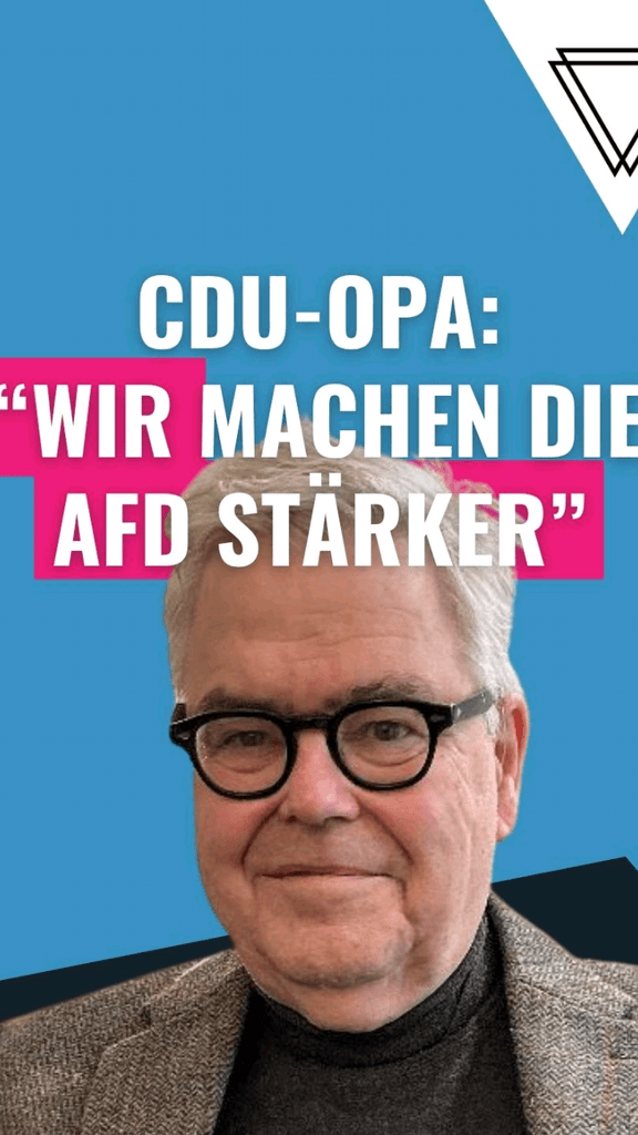 Wie lange dauert es noch, bis die CDU das endlich versteht? Wenn die CDU die Themen und die Rhetorik der AfD übernimmt, entzaubert sie sie nicht, sondern macht sie salonfähig. Wenn die Union versucht, rechte Narrative zu bedienen, normalisiert sie diese Ansichten in der Mitte der Gesellschaft. Der Wähler denkt sich am Ende: „Wenn die großen Parteien das auch sagen, kann ich ja gleich das Original wählen.“ Das Ergebnis? Die Rechten radikalisieren sich weiter und die CDU gewinnt keinen einzigen Wähler zurück. Dabei ist die Lösung so einfach: Eigene Themen setzen, statt sich in endlosen Kulturkämpfen zu verlieren! Konkrete Lösungen für echte Probleme anbieten und soziale Ängste nehmen. Eingeblendeter Artikel: https://www.juedische-allgemeine.de/politik/forscher-offenheit-fuer-afd-waechst-trotz-mehr-radikalitaet/ Originalvideo: https://www.threads.com/@dieter.breymann/post/DYjf44CCM-G  #cduopa